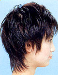 「春髪」掲載中のヘアースタイル 後ろ